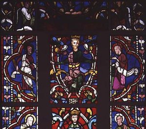 Window depicting the Tree of Jesse by French School